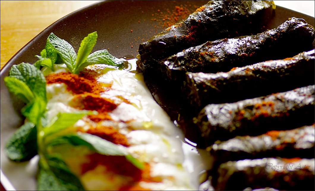 Stuffed Vine Leaves and Yoghurt.jpg