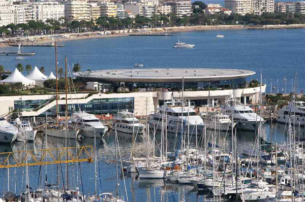 The exhibition centre in Cannes