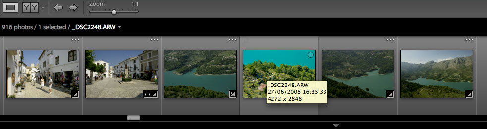 Lightroom detects previous ACR adjustment when this A700 is selected