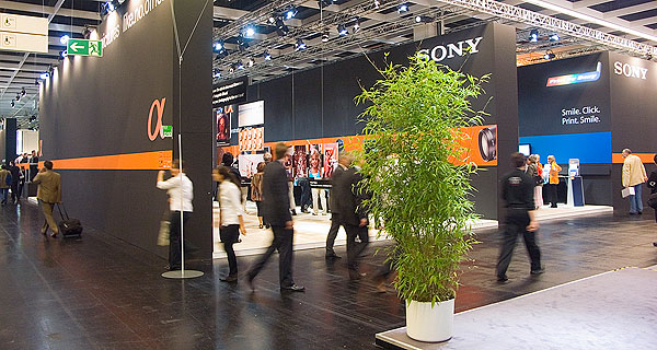 The Sony stand at photokina 2006