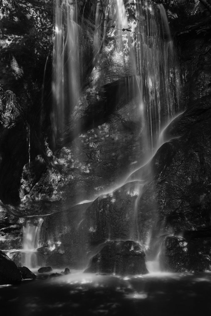 Roughting Linn, Northumberland - the waterfall.